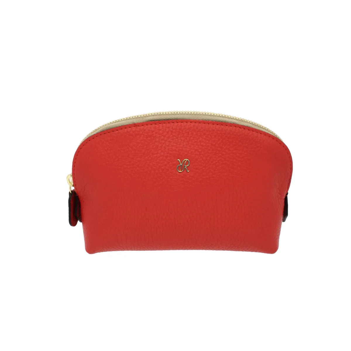 Picture of Ladies Red leather make up bag