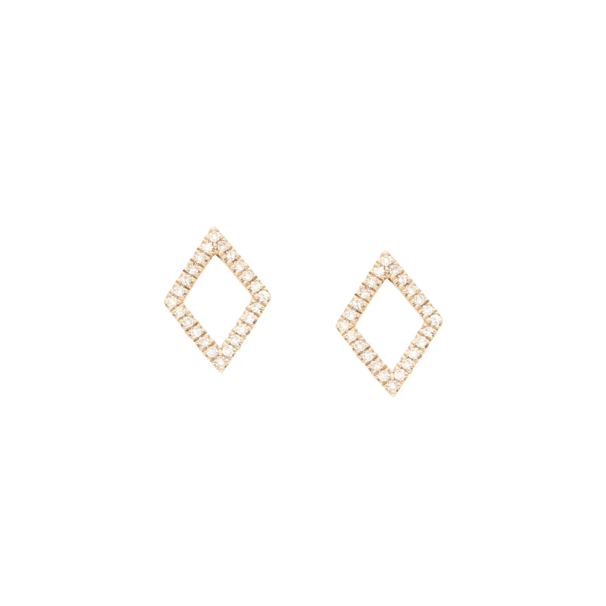 Picture of 18ct rose gold diamond set earrings