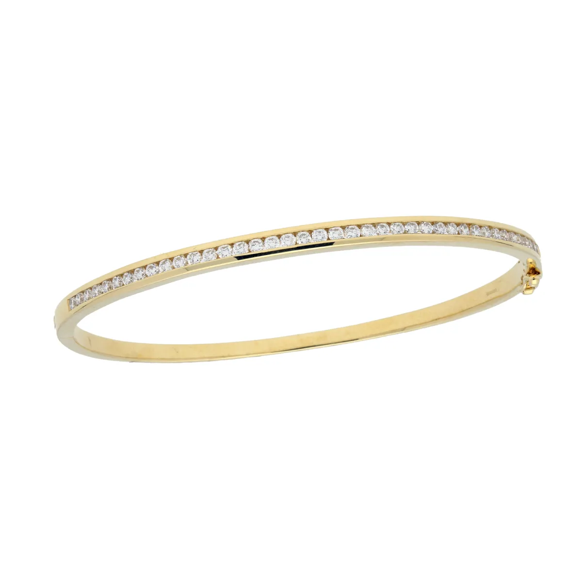 Picture of 18ct yellow gold diamond bangle